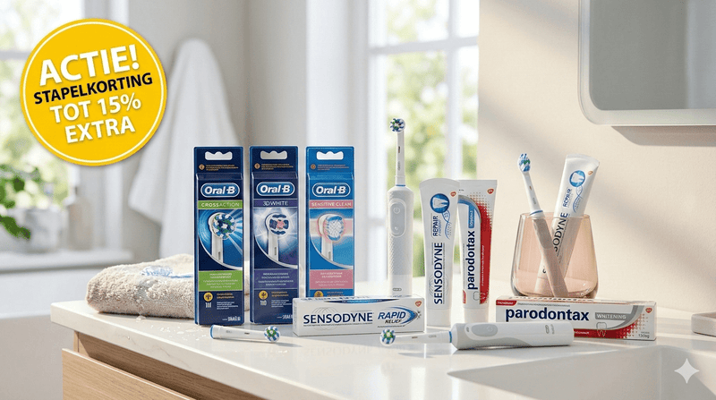 Besparen op Mondverzorging: Topkwaliteit Oral-B, Sensodyne en Parodontax voor minder - PrijzenStorm.nl