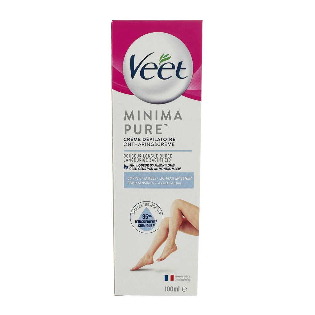 Veet Minima Pure ontharingscrème voor de gevoelige huid 100ml OP = OP