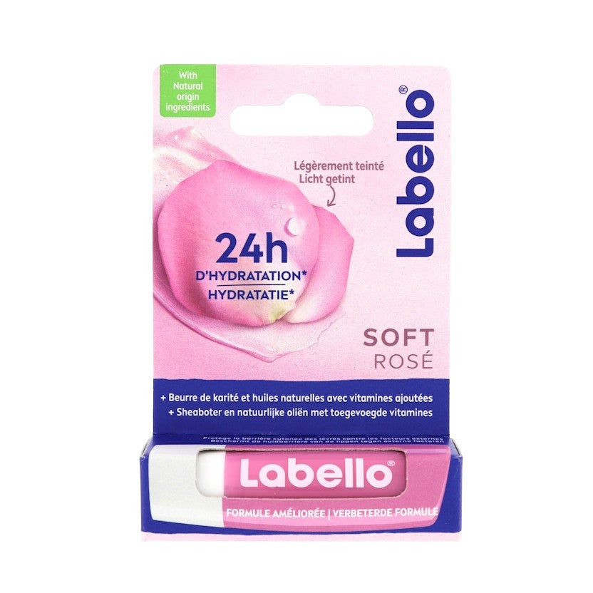 Labello Soft Rose lippenbalsem 4.8g