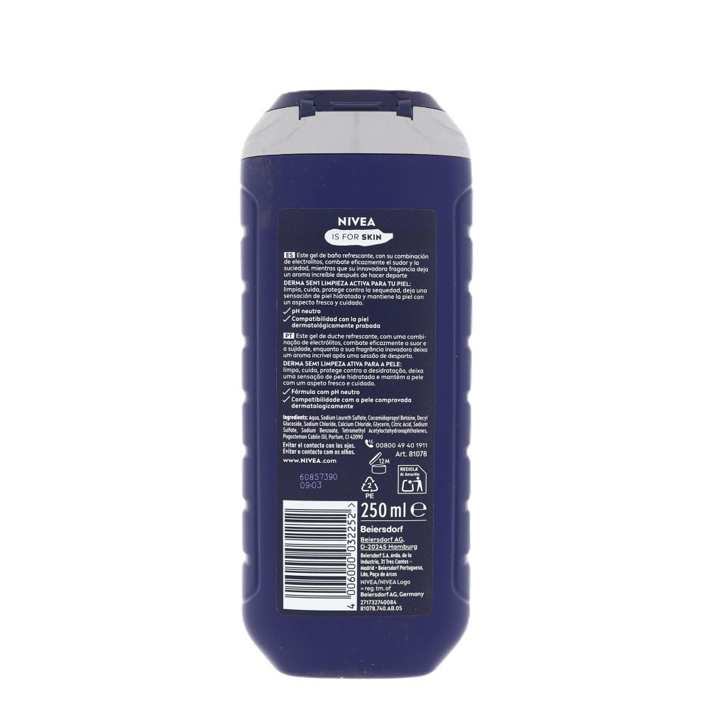 Nivea Men Sport 3 in 1 Body, Face & Hair showergel 250ml