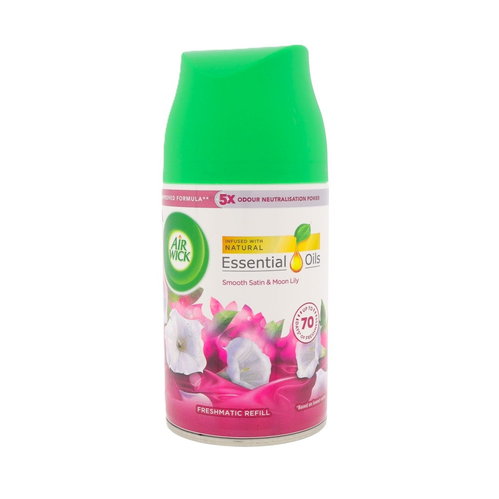 Airwick Smooth Satin & Moon Lily navulling 250ml