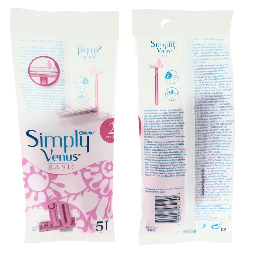 Gillette Simply Venus wegwerpmesjes 5 stuks