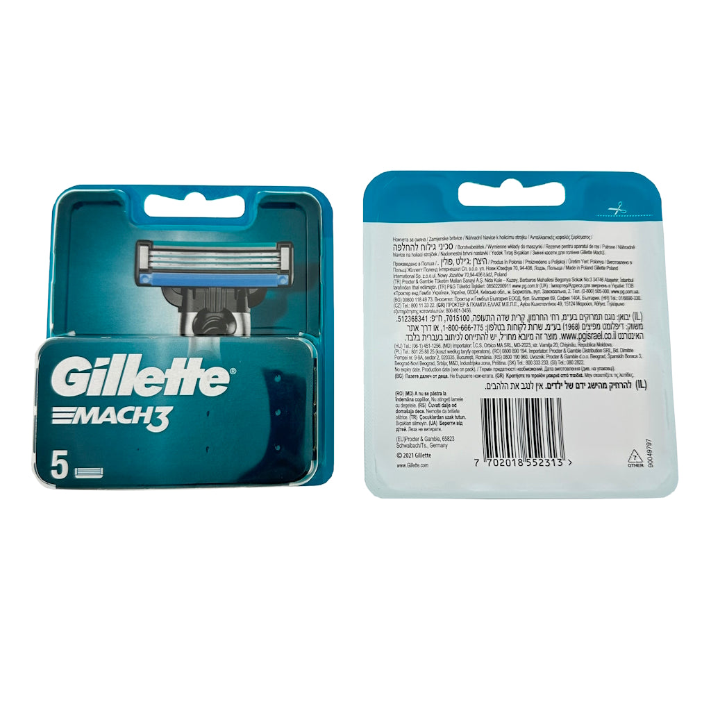 Gillette Mach3 scheermesje 5 stuks