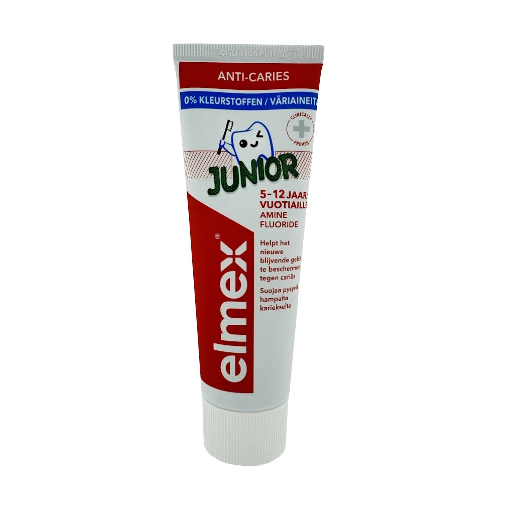 Elmex Junior Anti Caries tandpasta 5-12 jaar 75ml