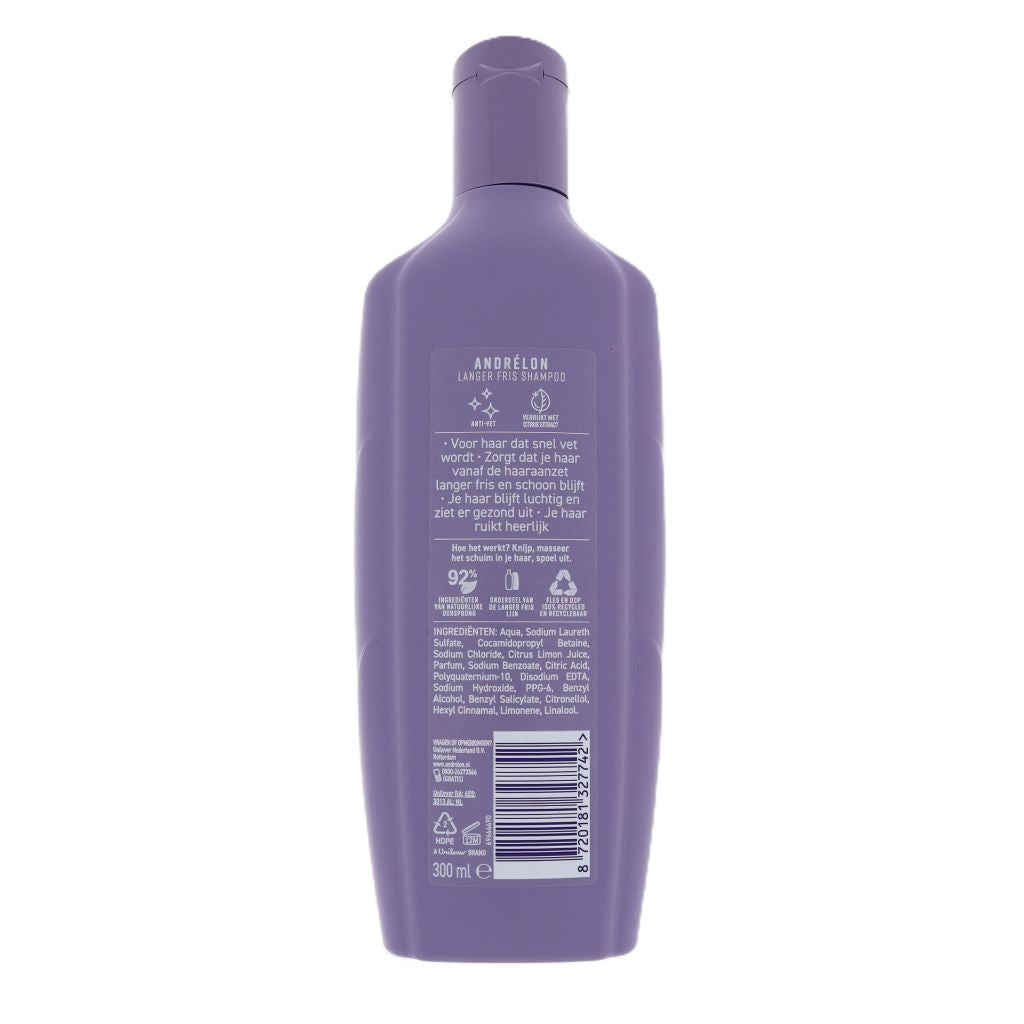 Andrélon Langer Fris Citrus Extract shampoo 300ml