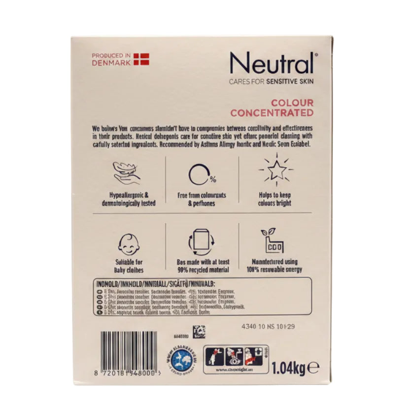 Neutral Color Concentrated waspoeder 1.04kg 20 wasbeurten