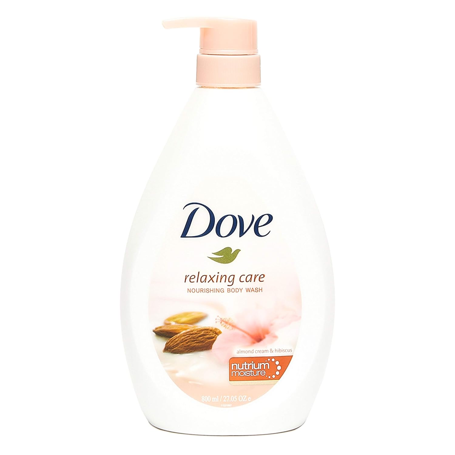 Dove Relaxing Care Almond Cream & Hibiscus bodywash 800ml