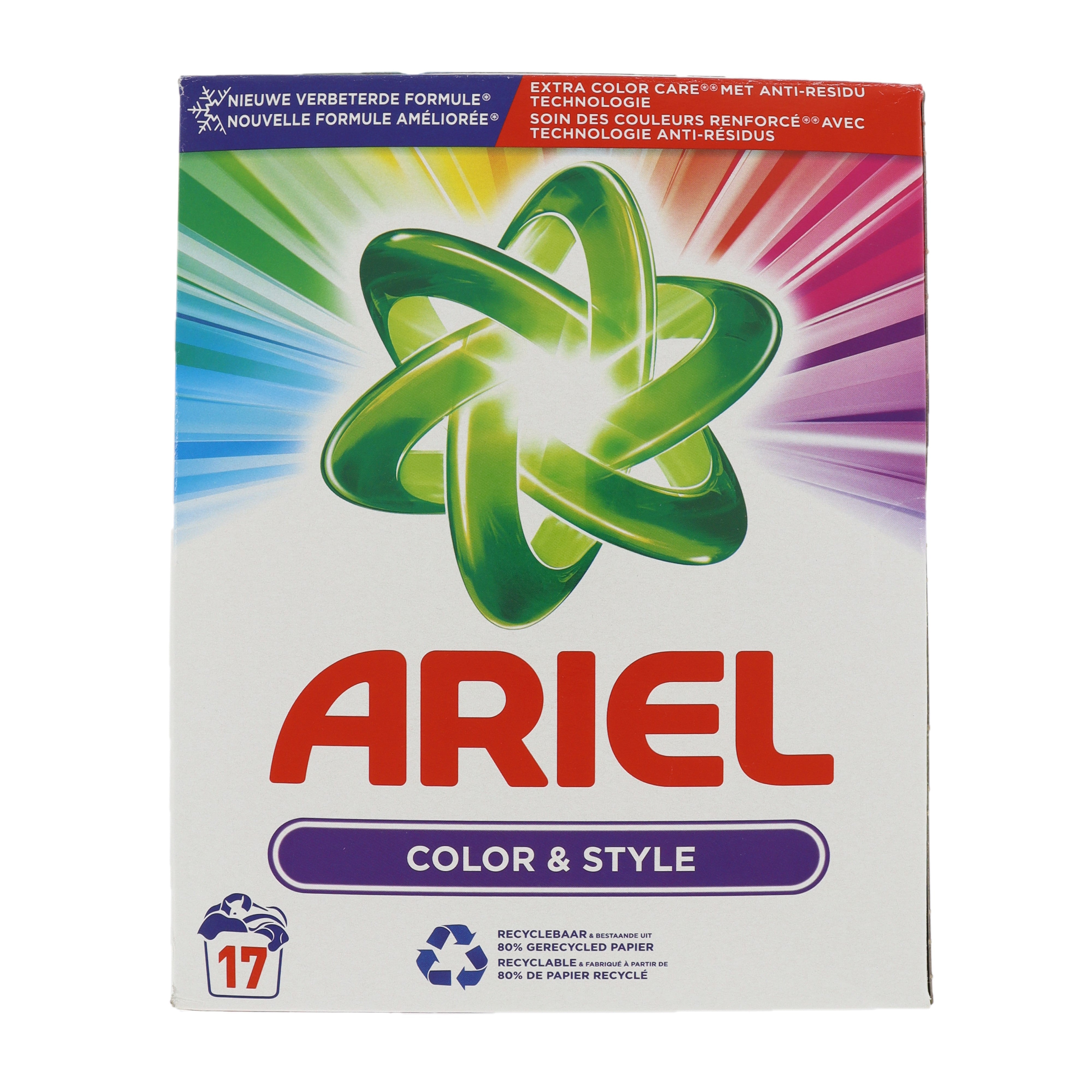 Ariel Color & Style waspoeder 1,1kg 17 wasbeurten