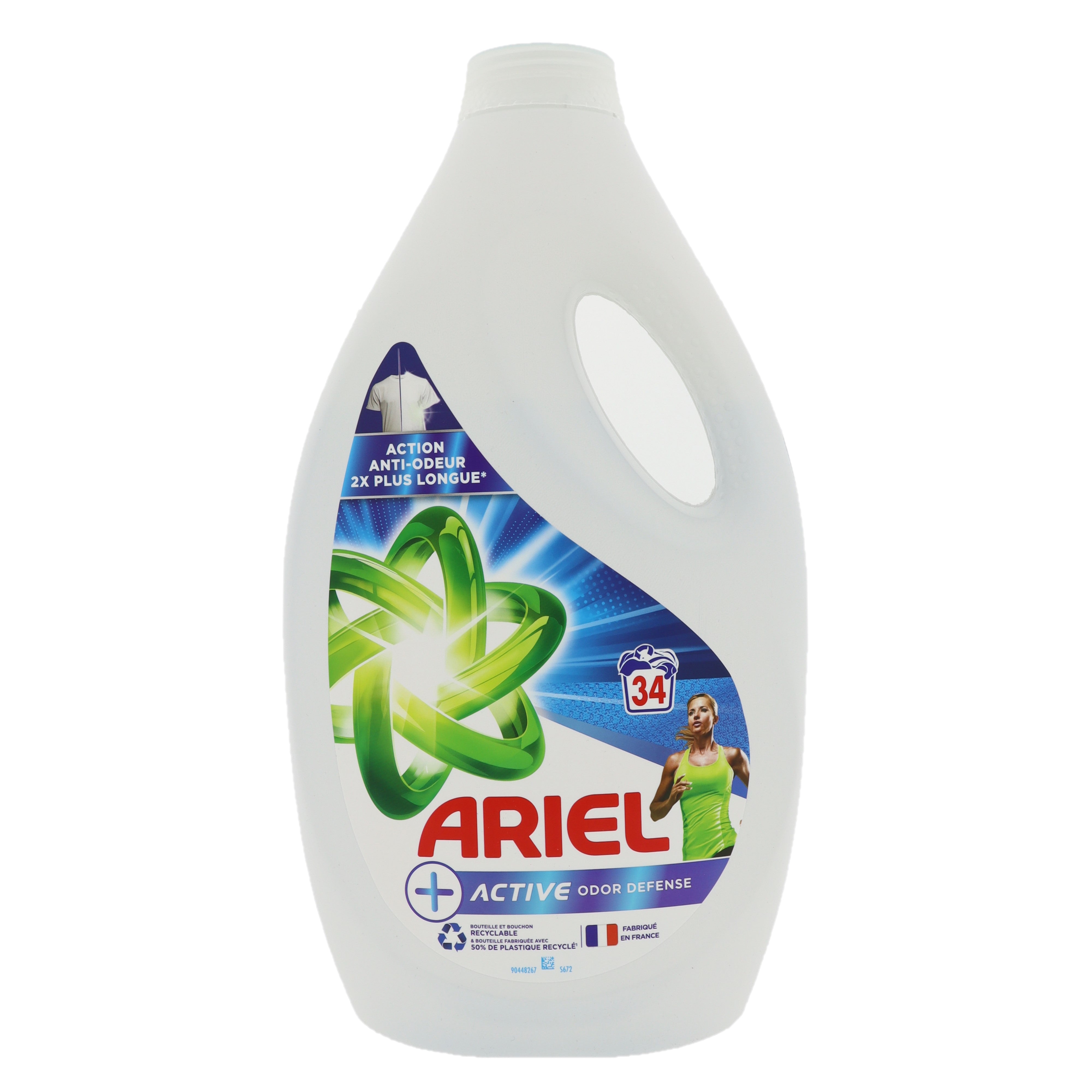 Ariel Active Odor Defense vloeibaar wasmiddel 1.7L 34 wasbeurten