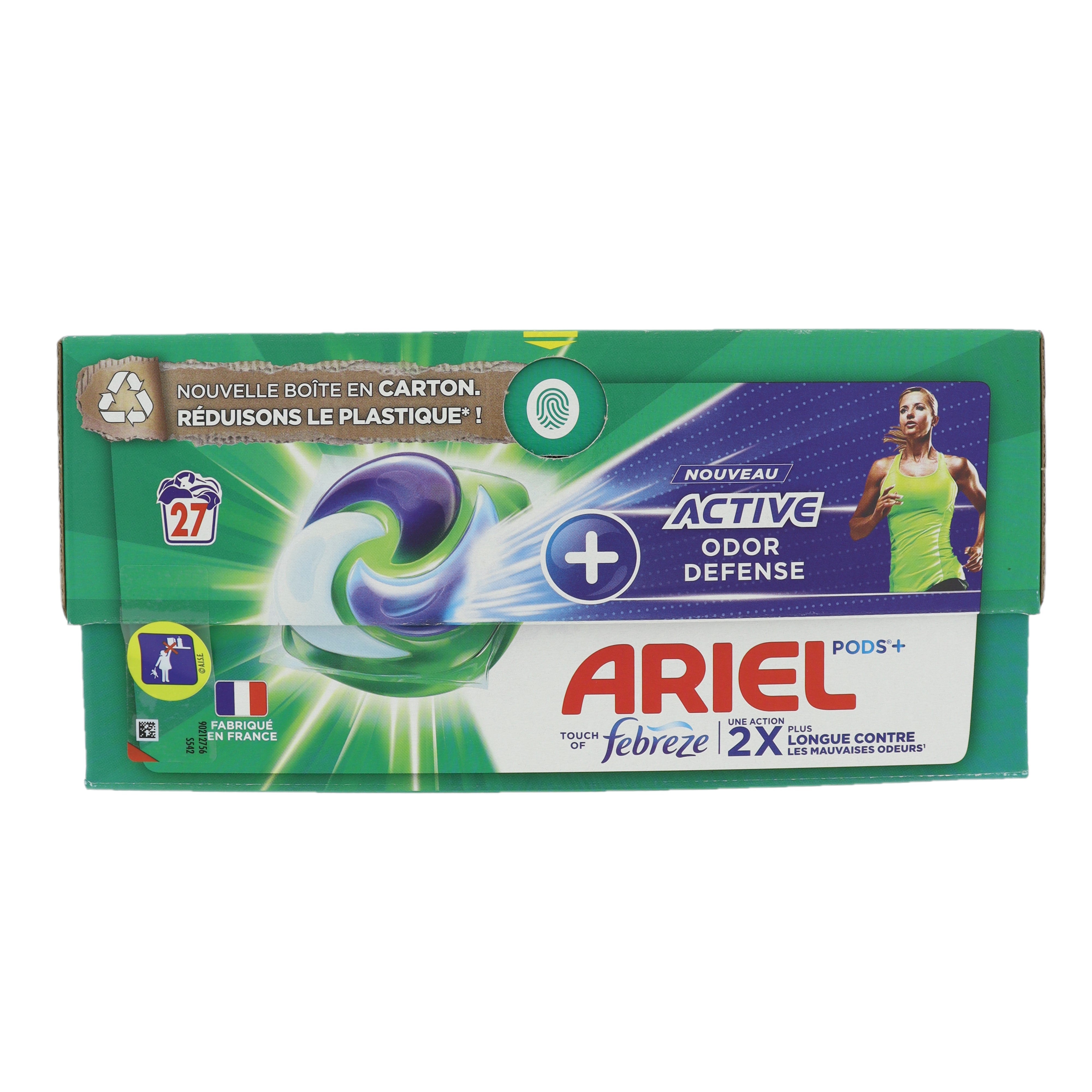 Ariel Active Odor Defense Pods 27 stuks