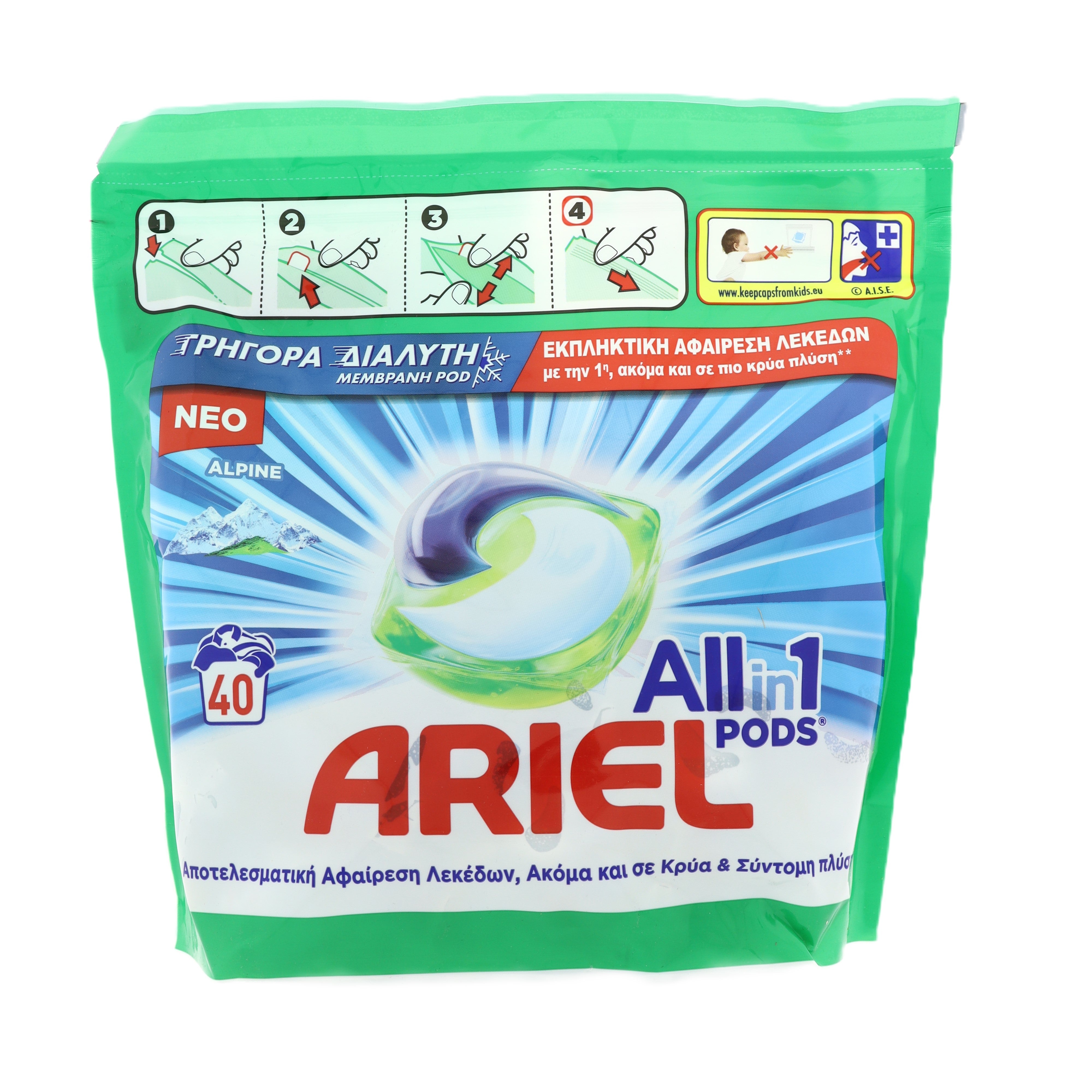 Ariel Alpine All-in-1 Pods 40 stuks