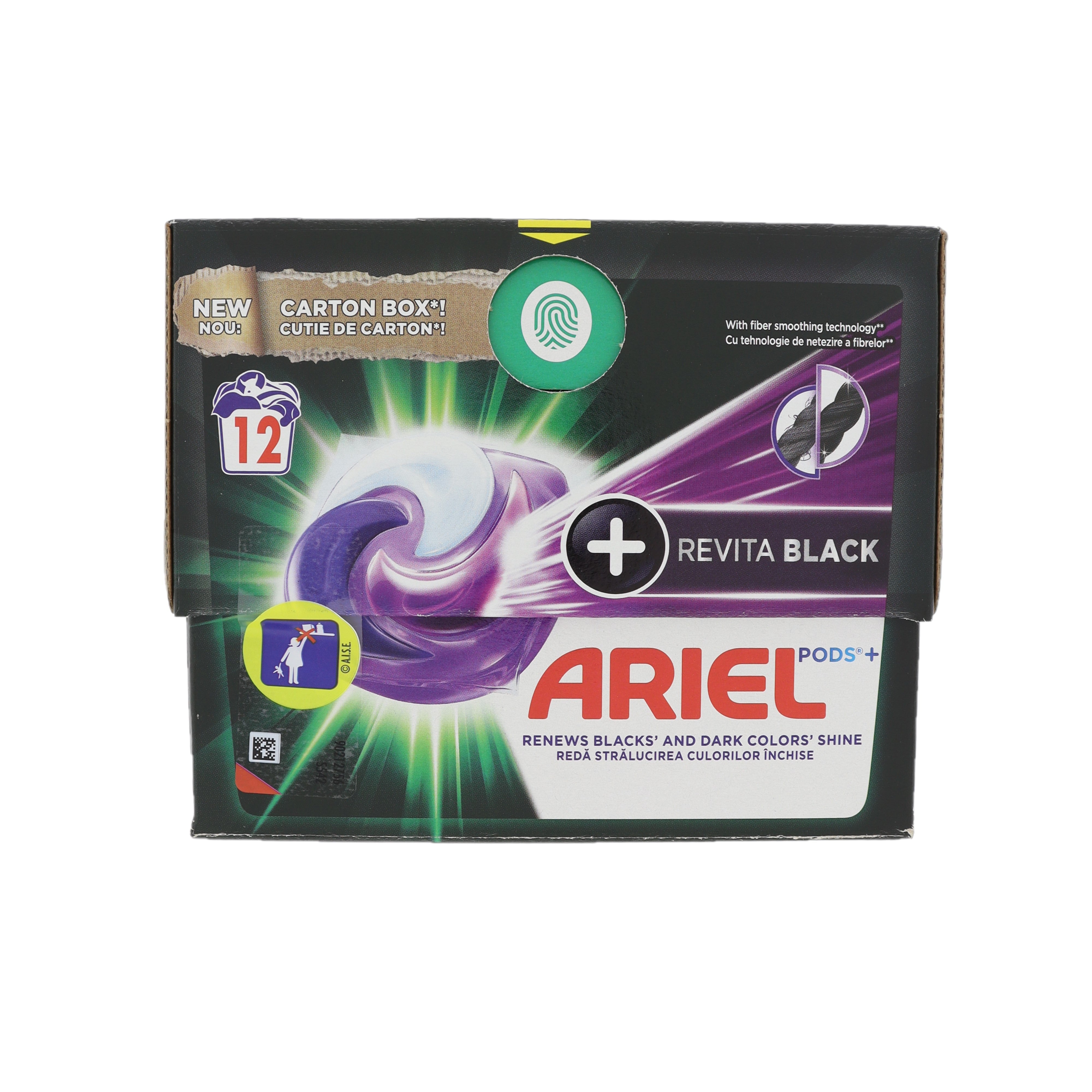 Ariel Black Pods 12 stuks