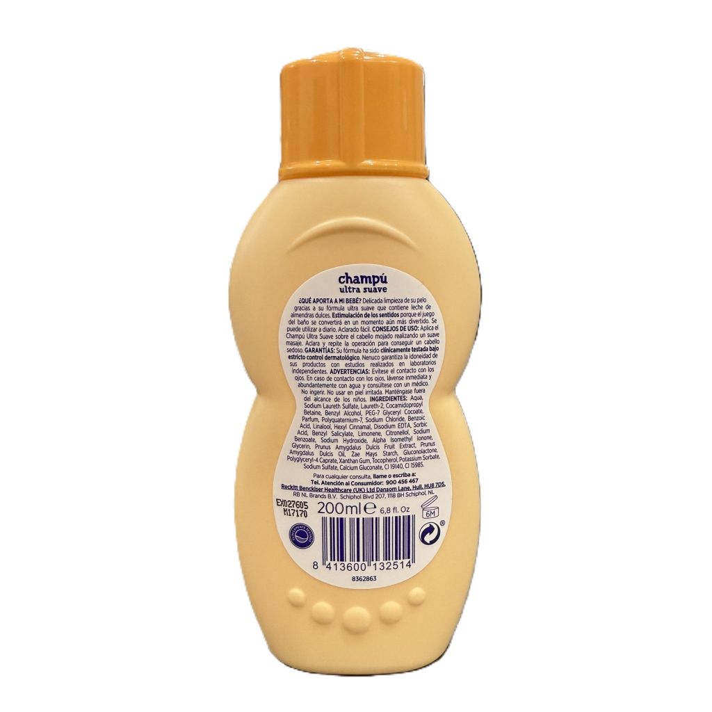Nenuco Ultrazachte shampoo Champú Ultra Suave 200ml