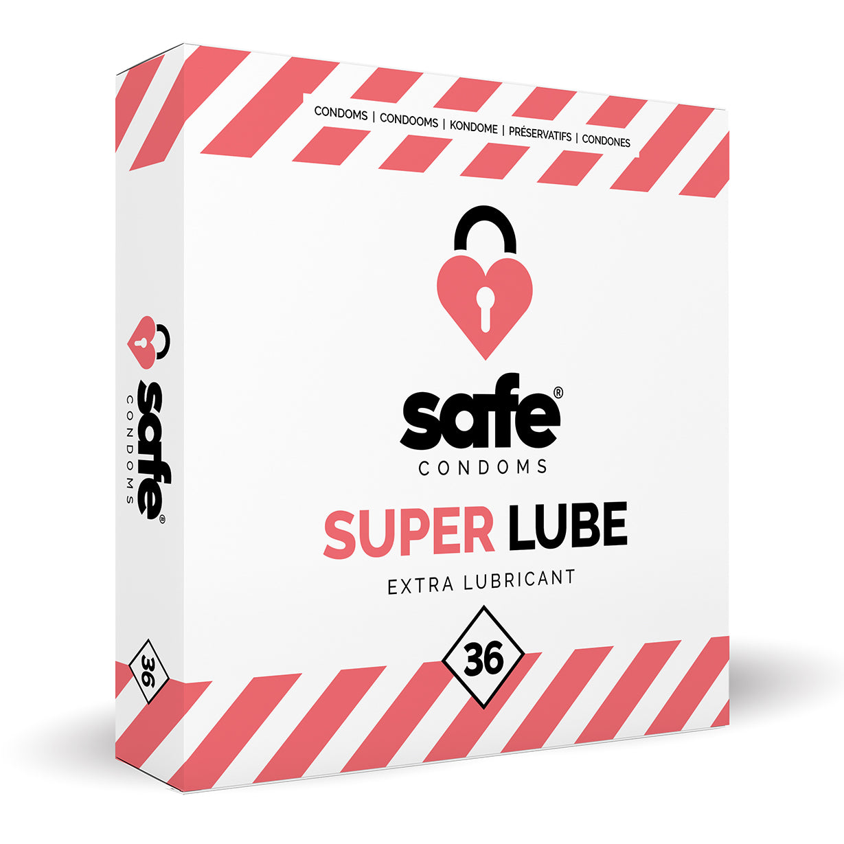 Safe Super Lube Extra glijmiddel condoom 36 stuks