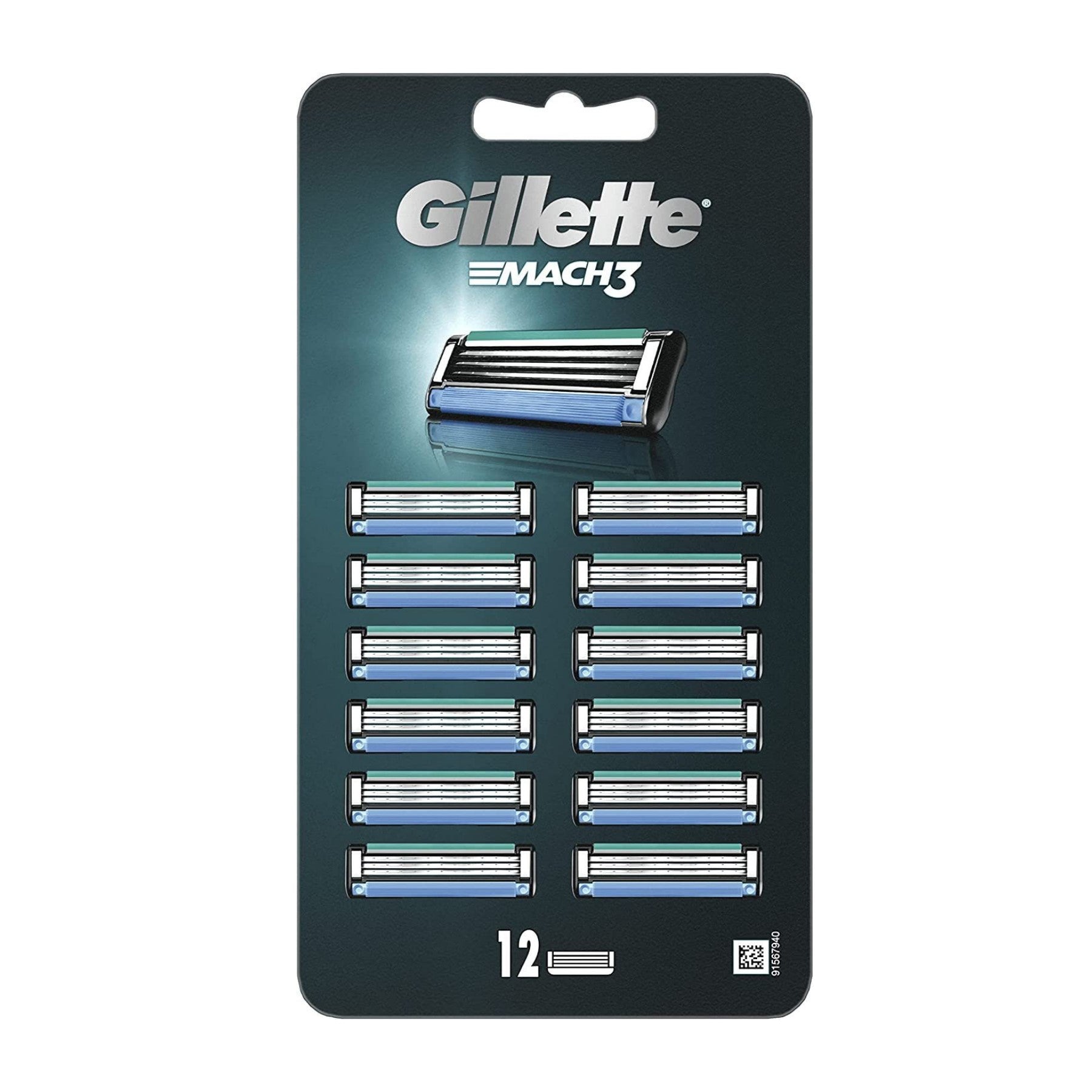 Gillette Mach3 scheermesje 12 stuks