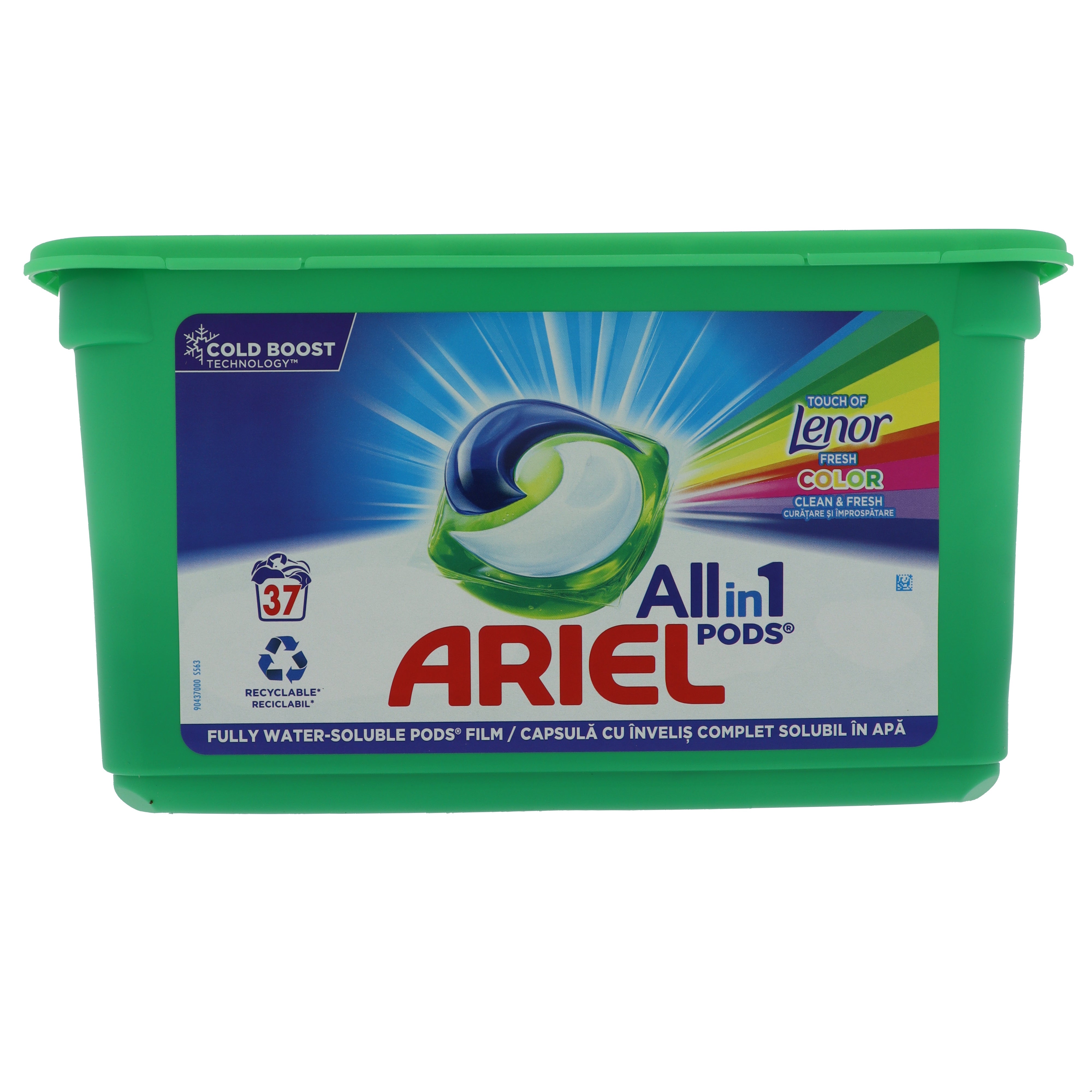 Ariel All-in-1 Pods Touch of Lenor fresh Color 37 stuks