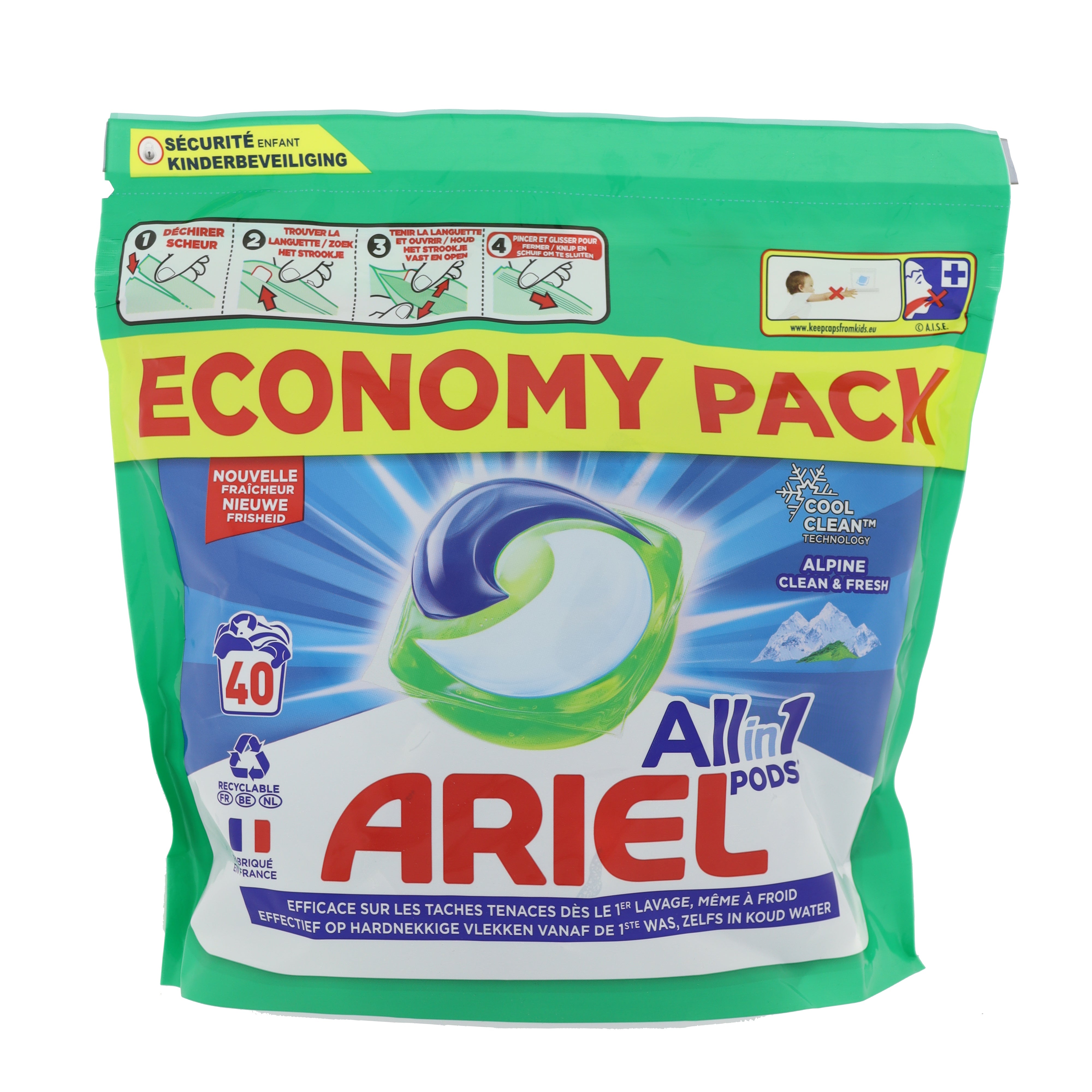 Ariel Alpine All-in-1 Pods 40 stuks