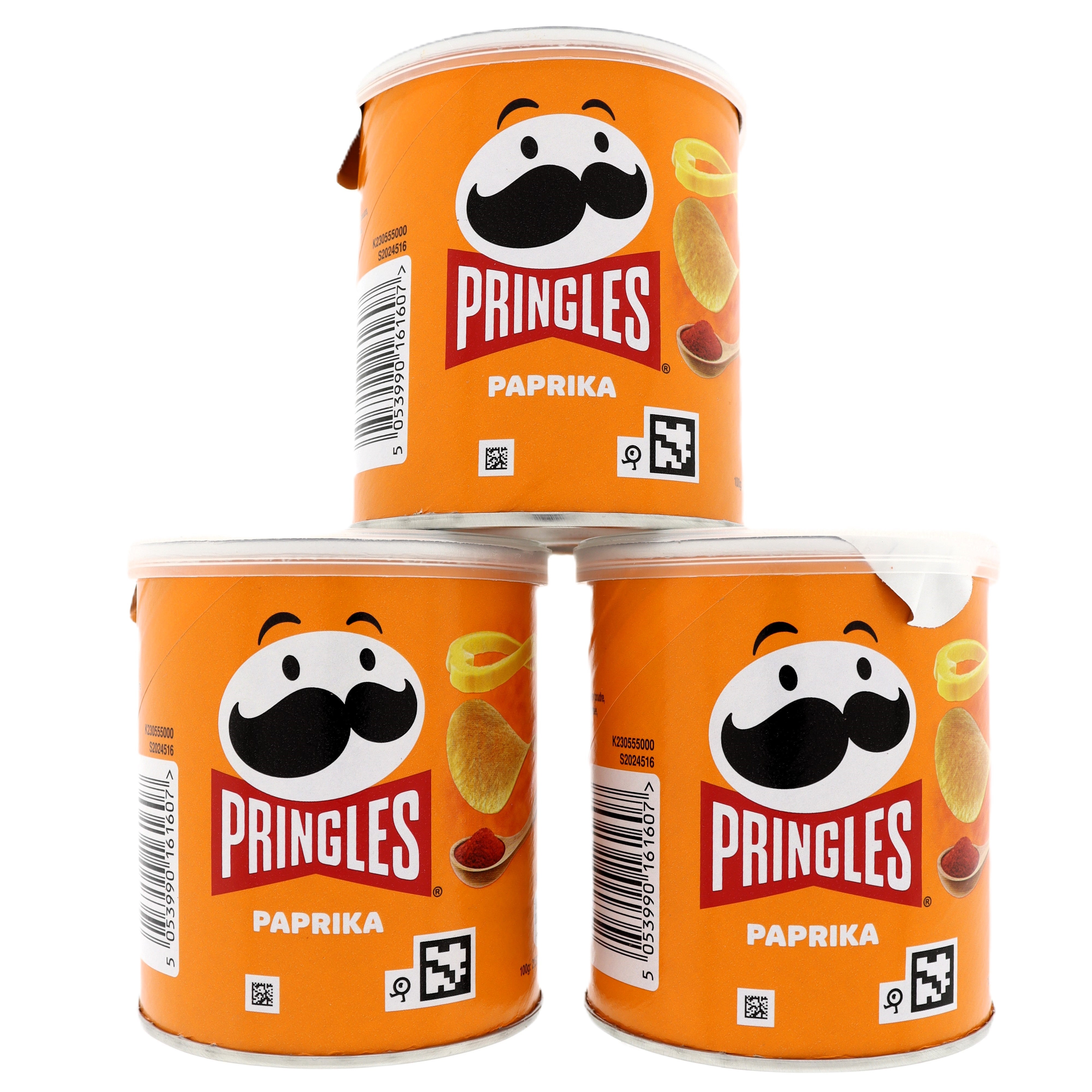 Pringles Paprika Chips 3x40gr