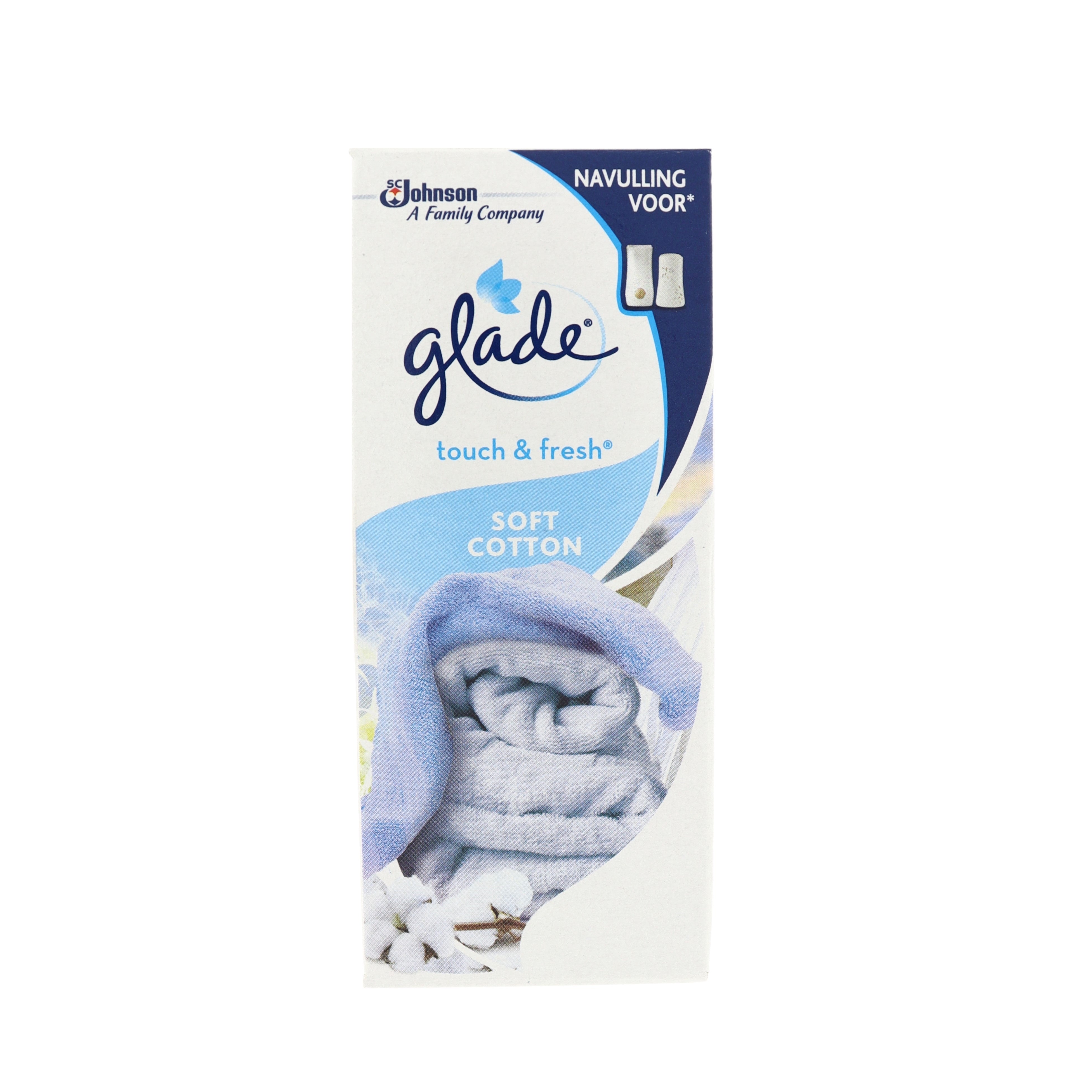 Glade Soft Cotton Touch & Fresh navulling 1x10ml