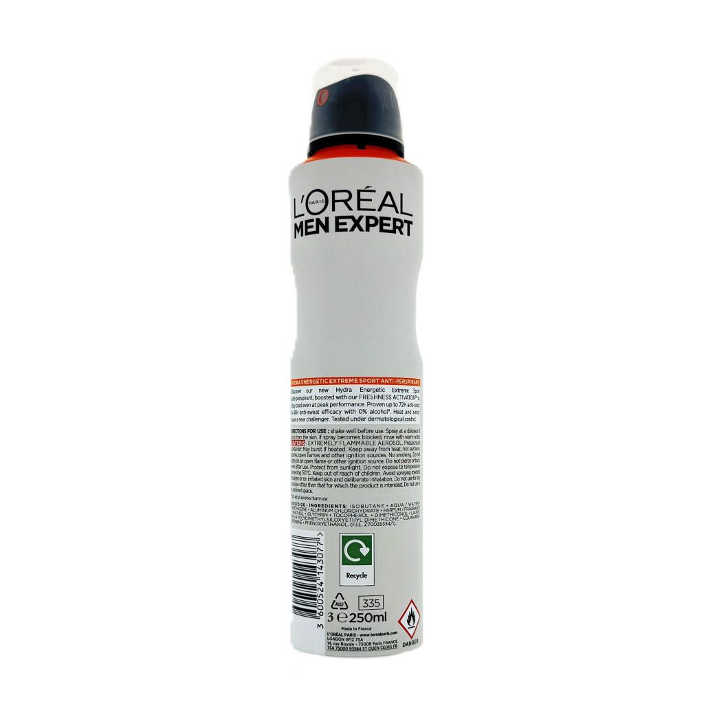 L'Oréal Men Expert Hydra Energetic deodorant spray 250ml
