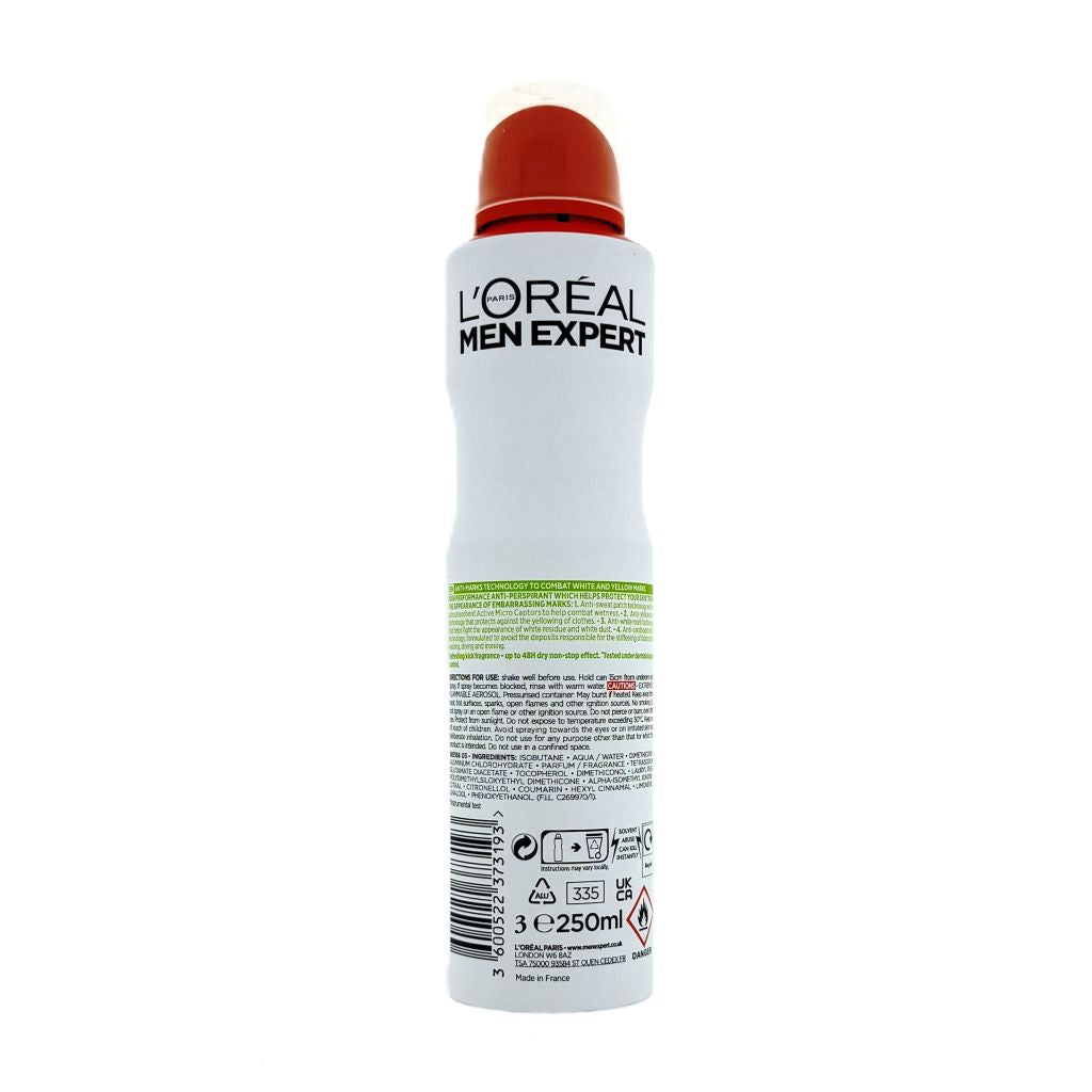 L'Oréal Men Expert Shirt Protect deodorant spray 250ml