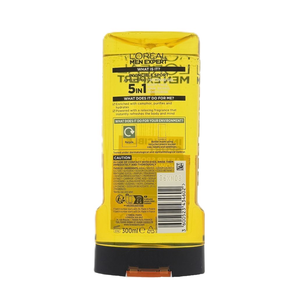 L'Oréal Men Expert Invincible Sport showergel 300ml