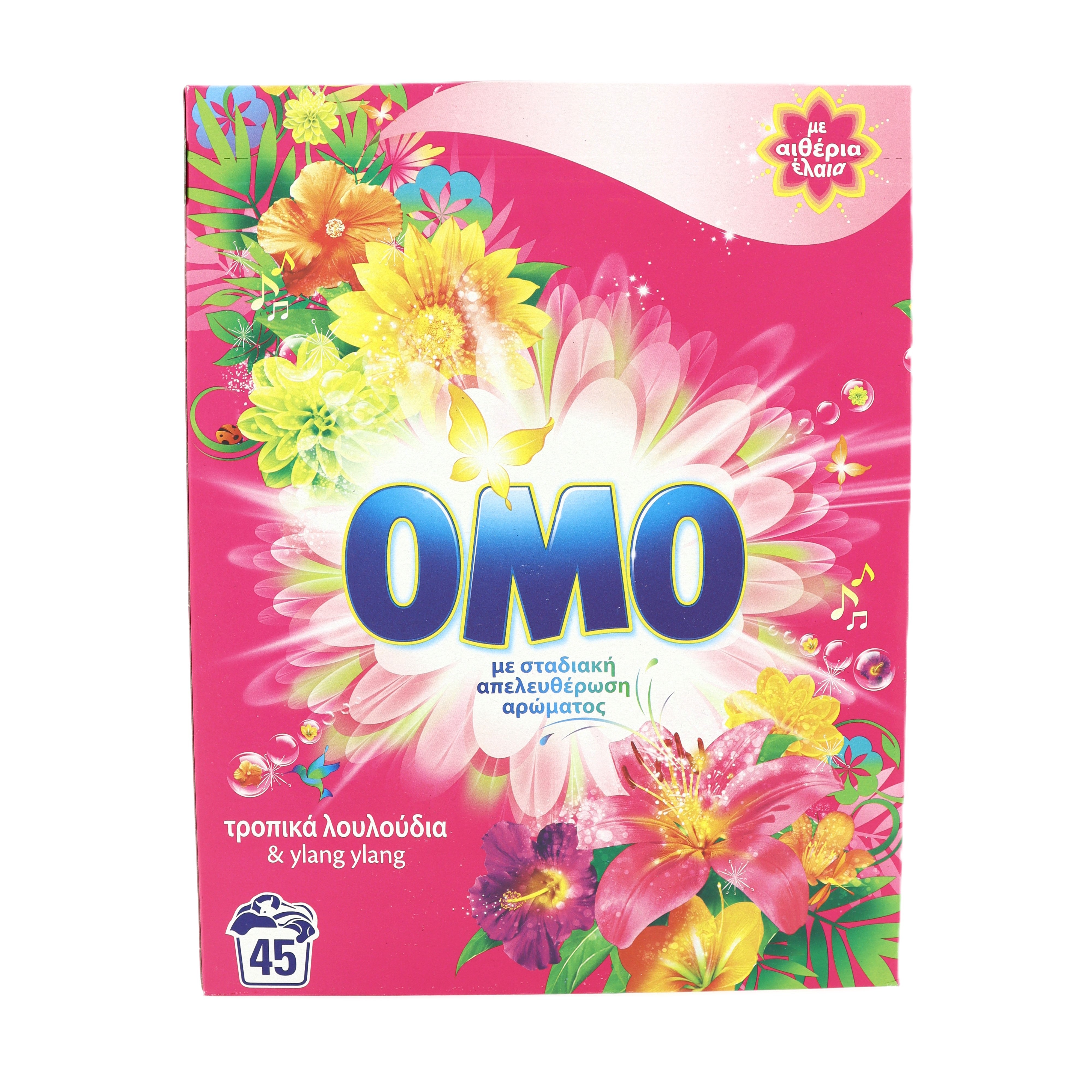 Omo Tropical waspoeder 2.520kg 45 wasbeurten