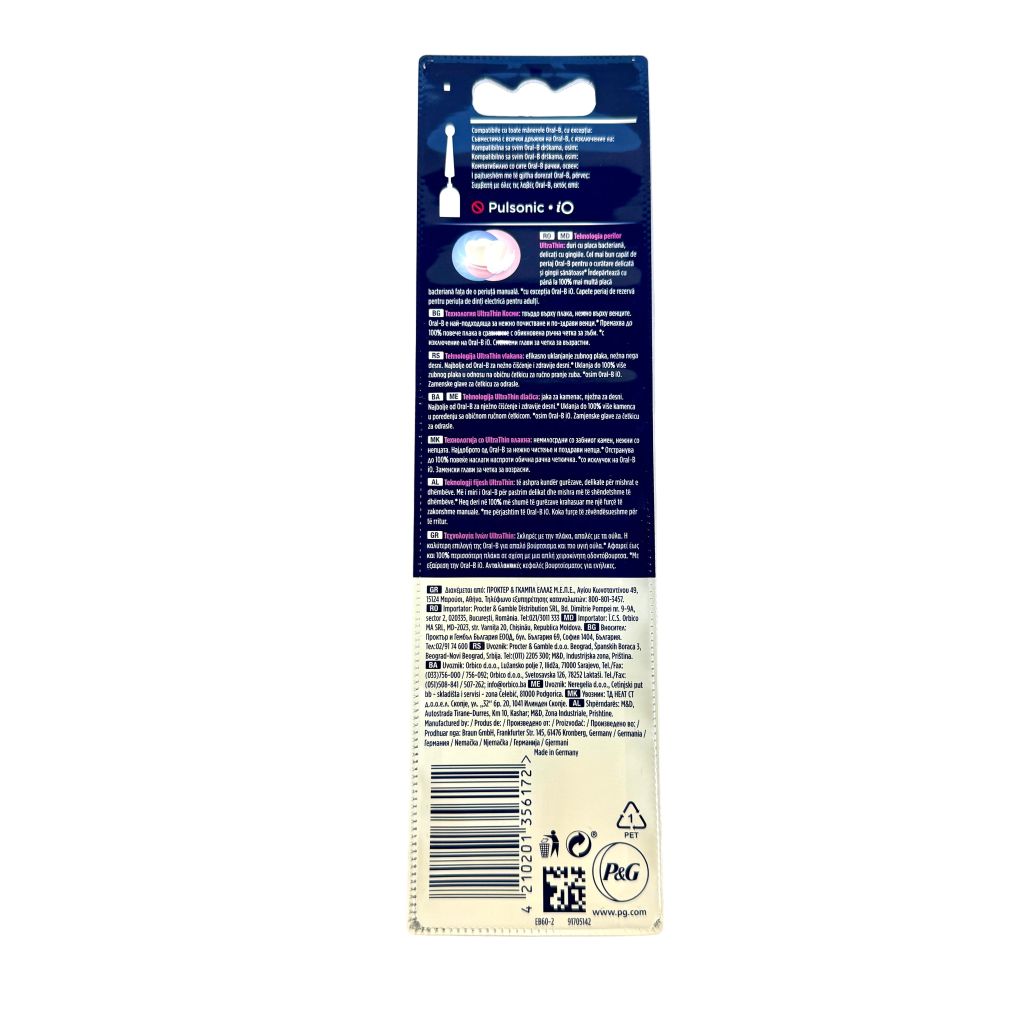 Oral-B Pro Sensitive Clean opzetborstels wit 2 stuks