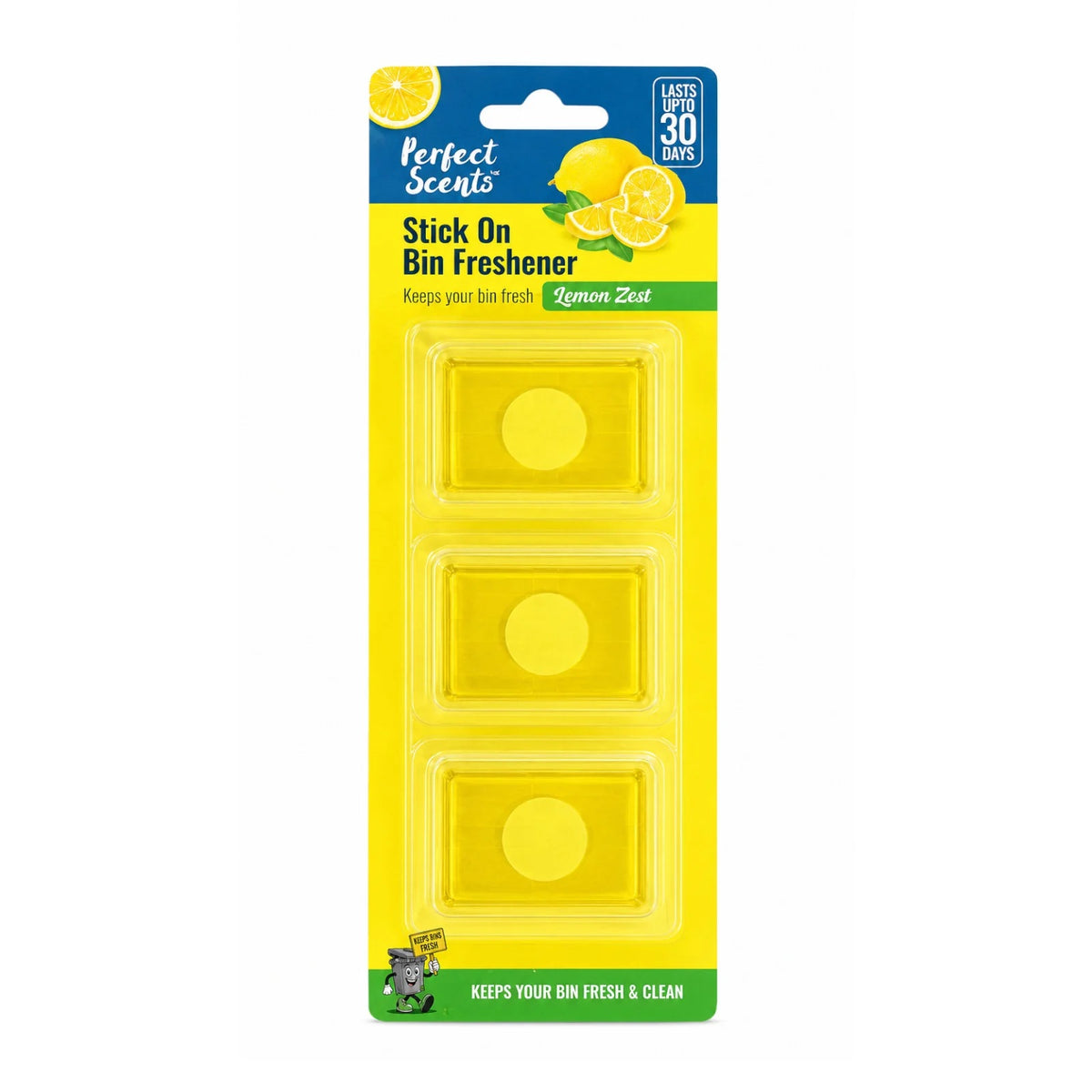 Perfect Scents Lemon Zest Stick On Prullenbak Verfrisser 3x5g