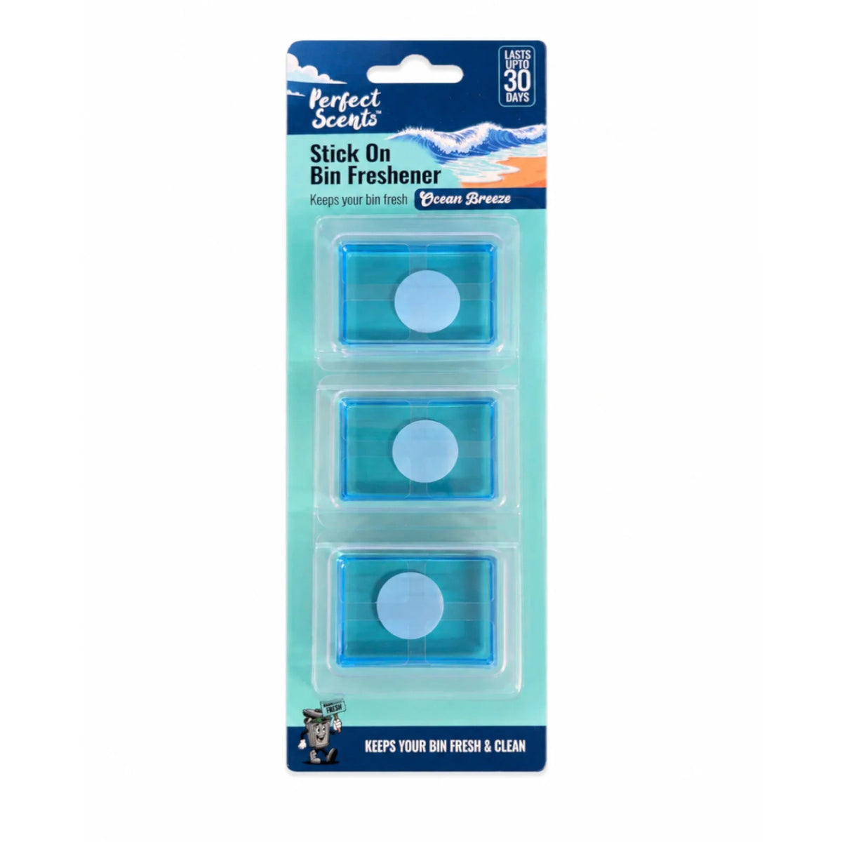 Perfect Scents Ocean Breeze Stick On Prullenbak Verfrisser 3x5g