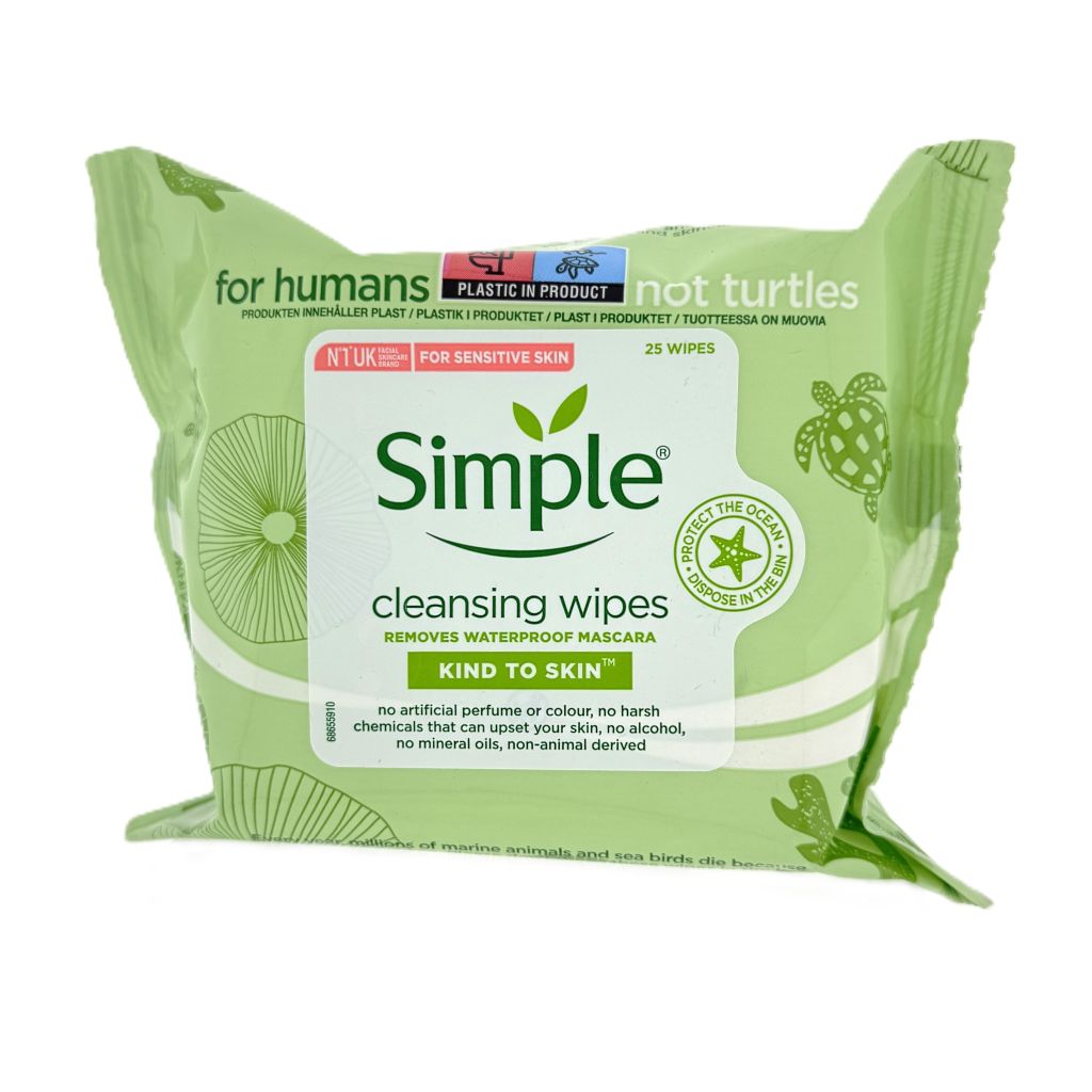 Simple Cleansing Wipes 25 stuks