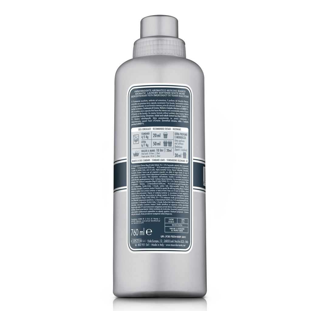 Tesori d’Oriente White Musk Geconcentreerde Wasverzachter 760ML