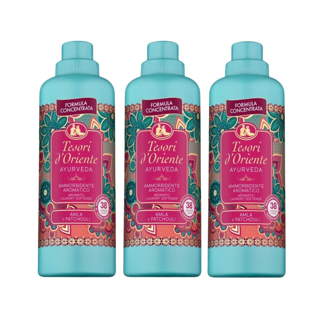 Tesori d’Oriente 3PACK Ayurveda Geconcentreerde Wasverzachter 760ML