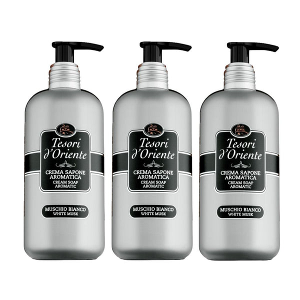 Tesori d’Oriente 3PACK White Musk Handzeep 300ML