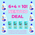 Super Deal = 6x Nieuw Nenuco Colon wasmiddel 4x Nieuw Nenuco flor wasverzachter Profiteer nu van deze unieke aanbieding!!