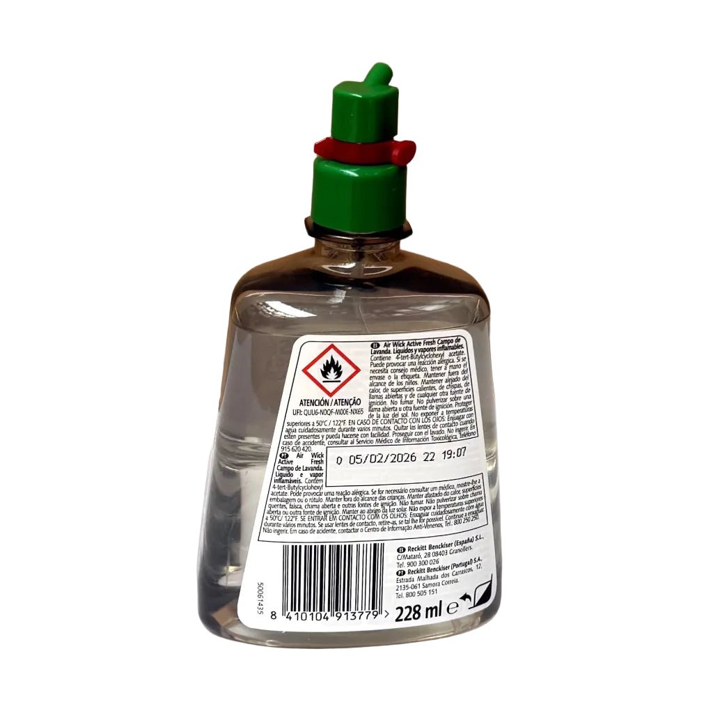 Airwick Active Fresh Lavendel luchtverfrisser navulling 228ml - Luchtverfrisser - PrijzenStorm.nl