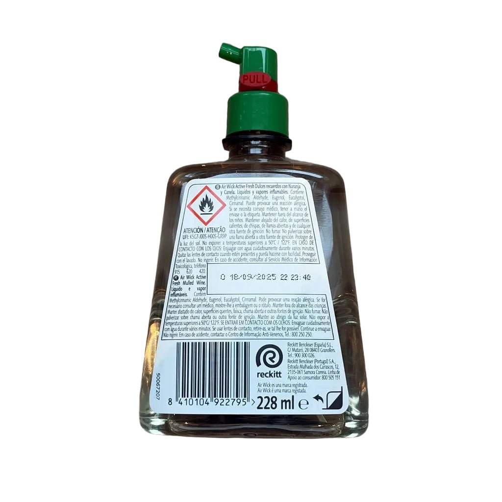 Airwick Active Fresh Naranja y Canela luchtverfrisser navulling 228ml OP = OPAirwickPrijzenStorm.nl