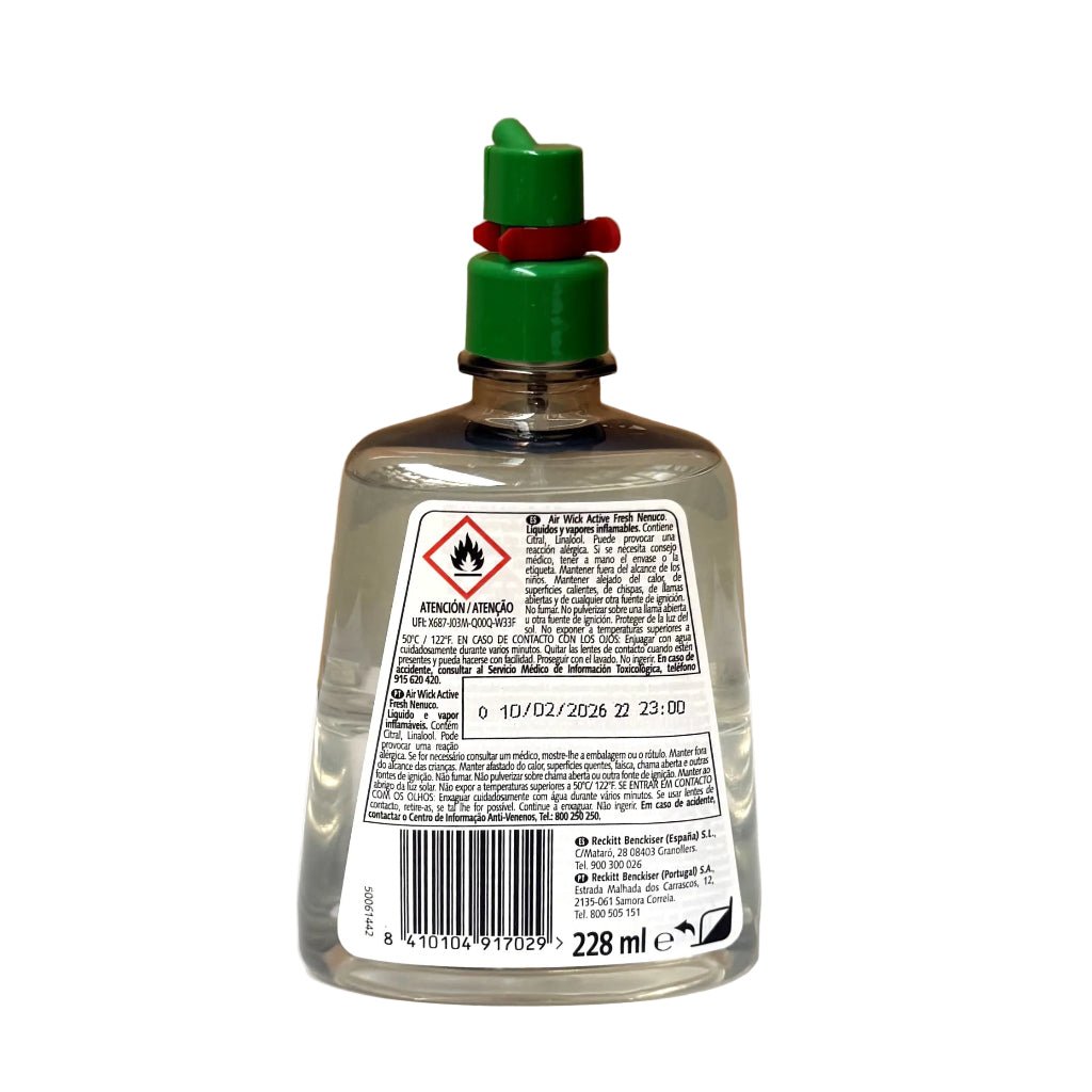 Airwick Active Fresh Nenuco luchtverfrisser navulling 228ml - Luchtverfrisser - PrijzenStorm.nl