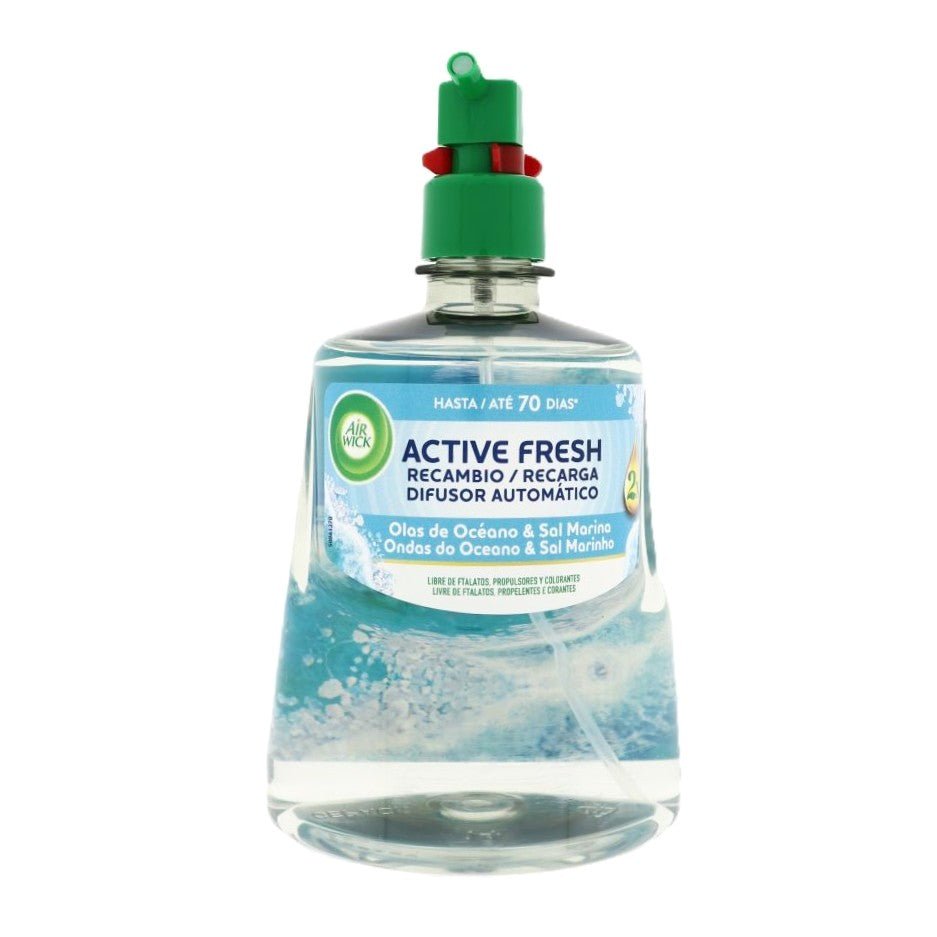 Airwick Active Fresh Ocean Fresh luchtverfrisser navulling 228ml - Luchtverfrisser - PrijzenStorm.nl