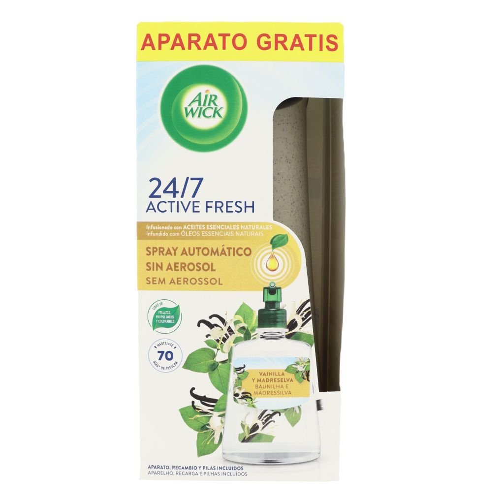 Airwick Active Fresh Starterkit Vanilla luchtverfrisser incl. navulling 228ml -Luchtverfrisser- PrijzenStorm.nl