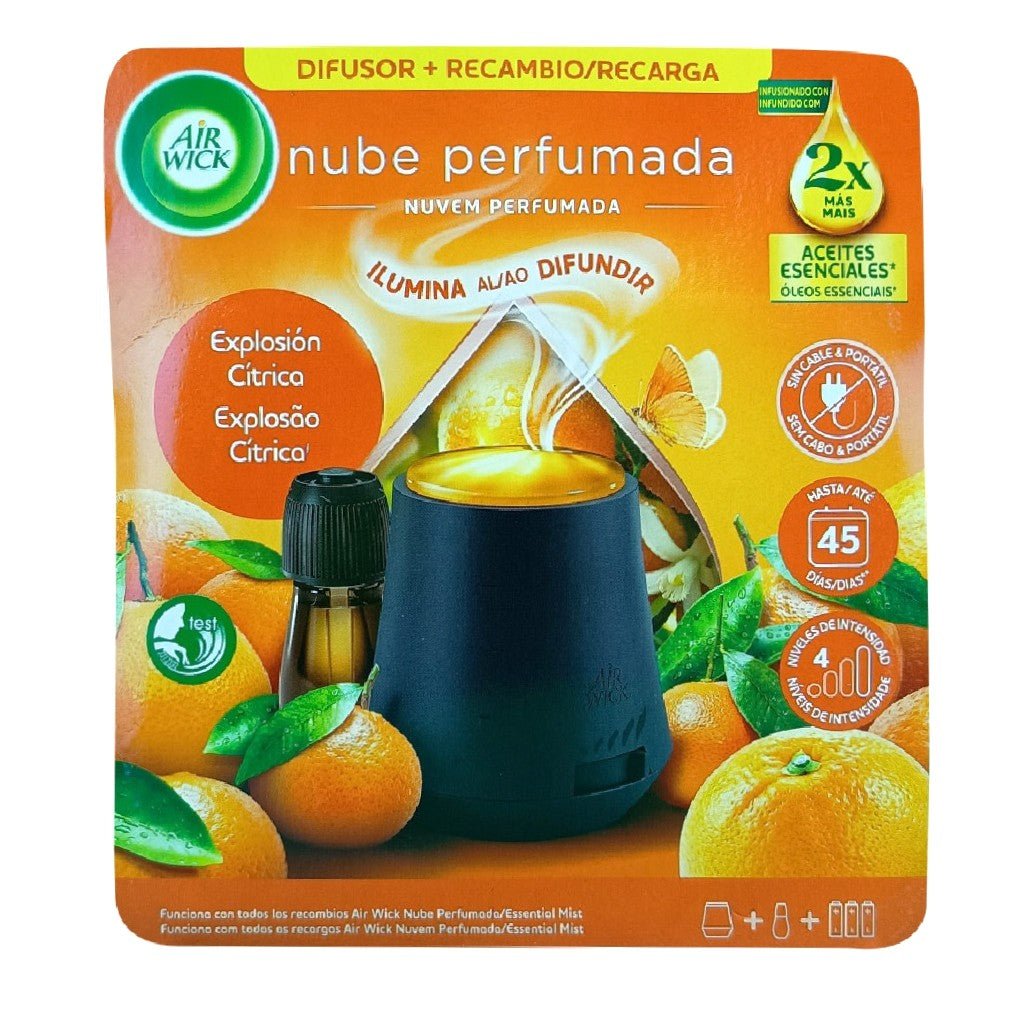 Airwick Citrus Essential Mist starterkit 20ml - Luchtverfrisser - PrijzenStorm.nl