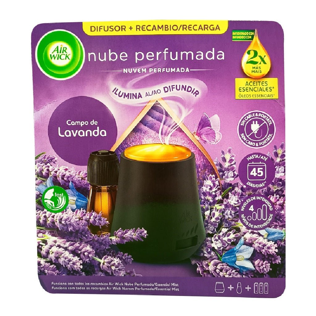 Airwick Lavendel Essential Mist starterkit 20ml - Luchtverfrisser - PrijzenStorm.nl