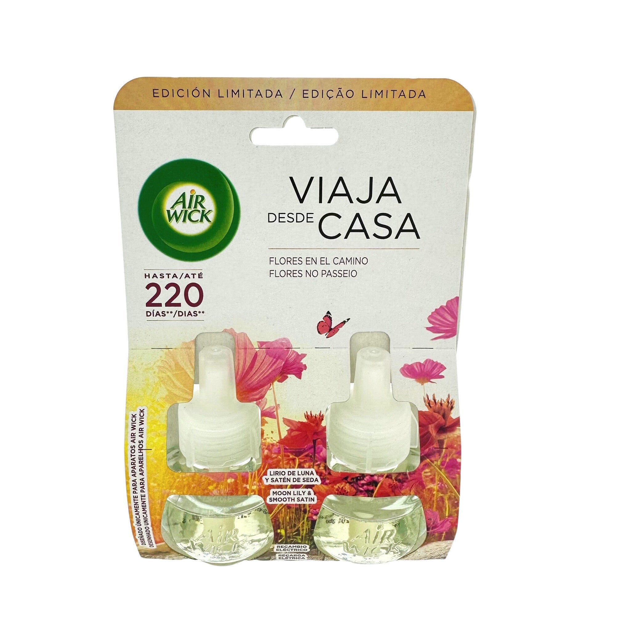 Airwick Moon Lily & Smooth Satin navulling duopack 2x19ml - Luchtverfrisser - PrijzenStorm.nl