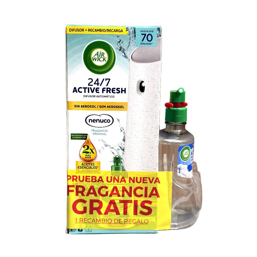 Airwick Nenuco luchtverfrisser incl extra flor navulling 228ml - Luchtverfrisser - PrijzenStorm.nl