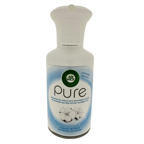Airwick zachtheid van katoen luchtverfrisserspray 250ml OP = OP - Luchtverfrisser - PrijzenStorm.nl