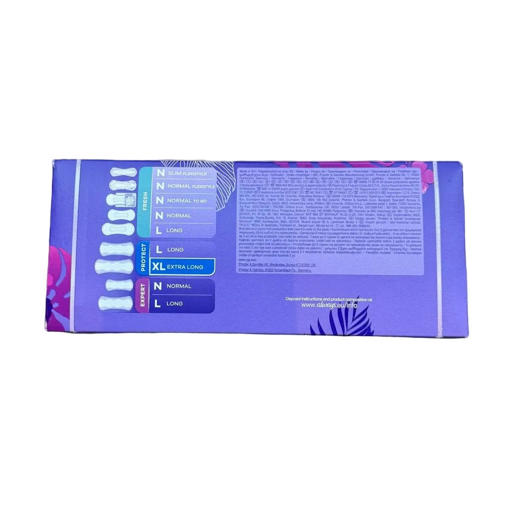 Always Daily Protect XL Extra Long Odour Lock 40 stuksAlwaysPrijzenStorm.nl