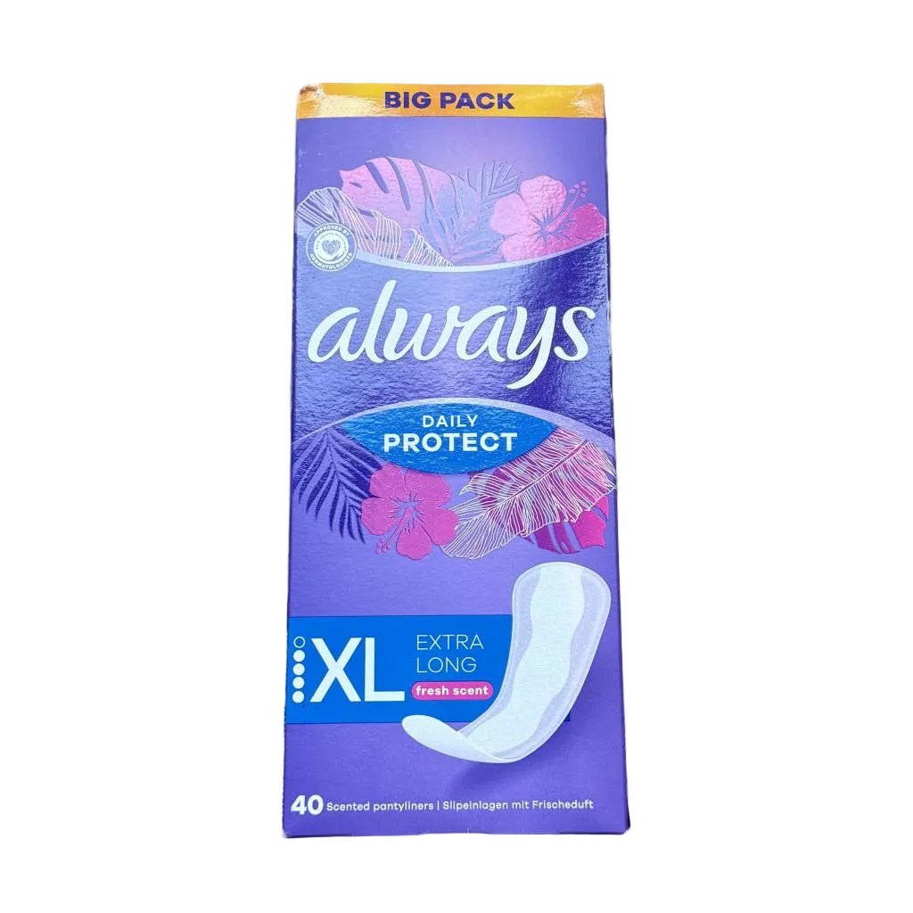 Always Daily Protect XL Extra Long Odour Lock 40 stuksAlwaysPrijzenStorm.nl