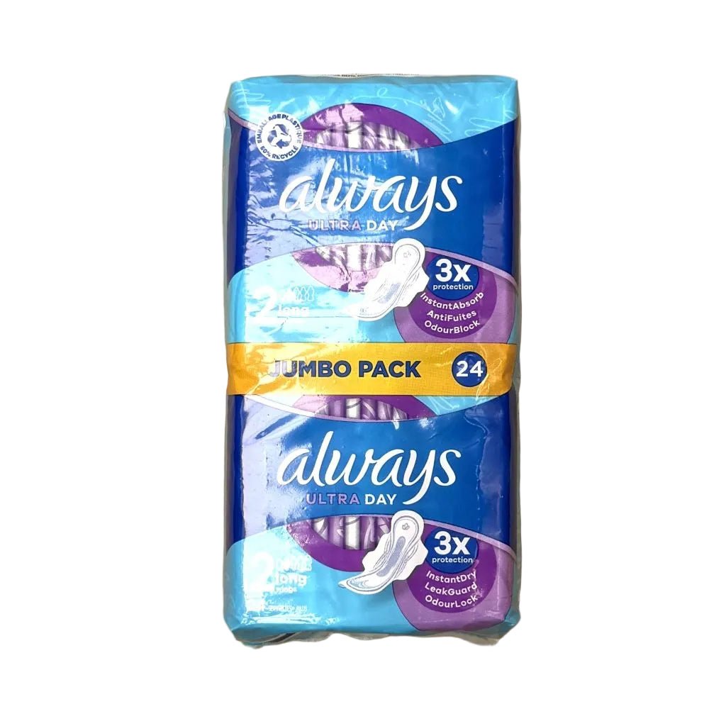Always Ultra Day Long 24 stuks - Maandverband - PrijzenStorm.nl