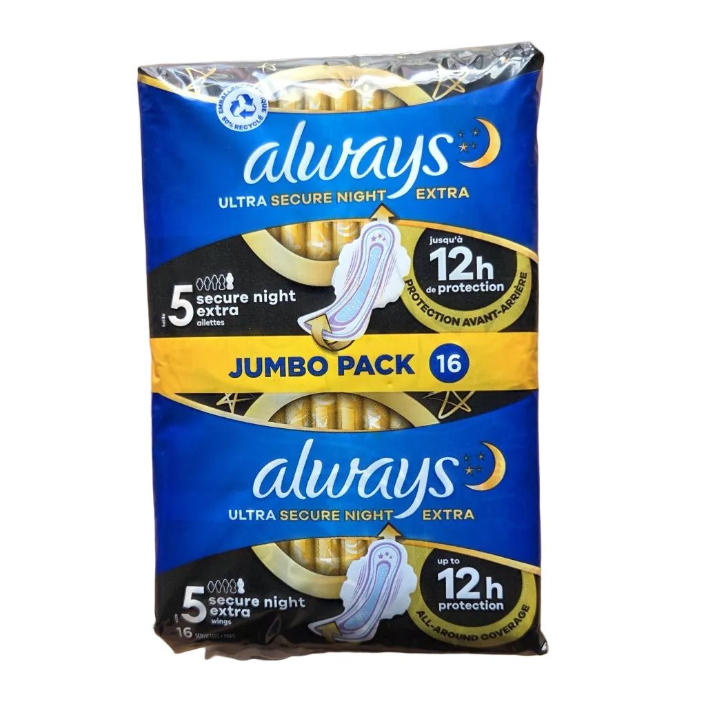 Always Ultra Secure Night Extra Size 5 16 stuks -Maandverband- PrijzenStorm.nl