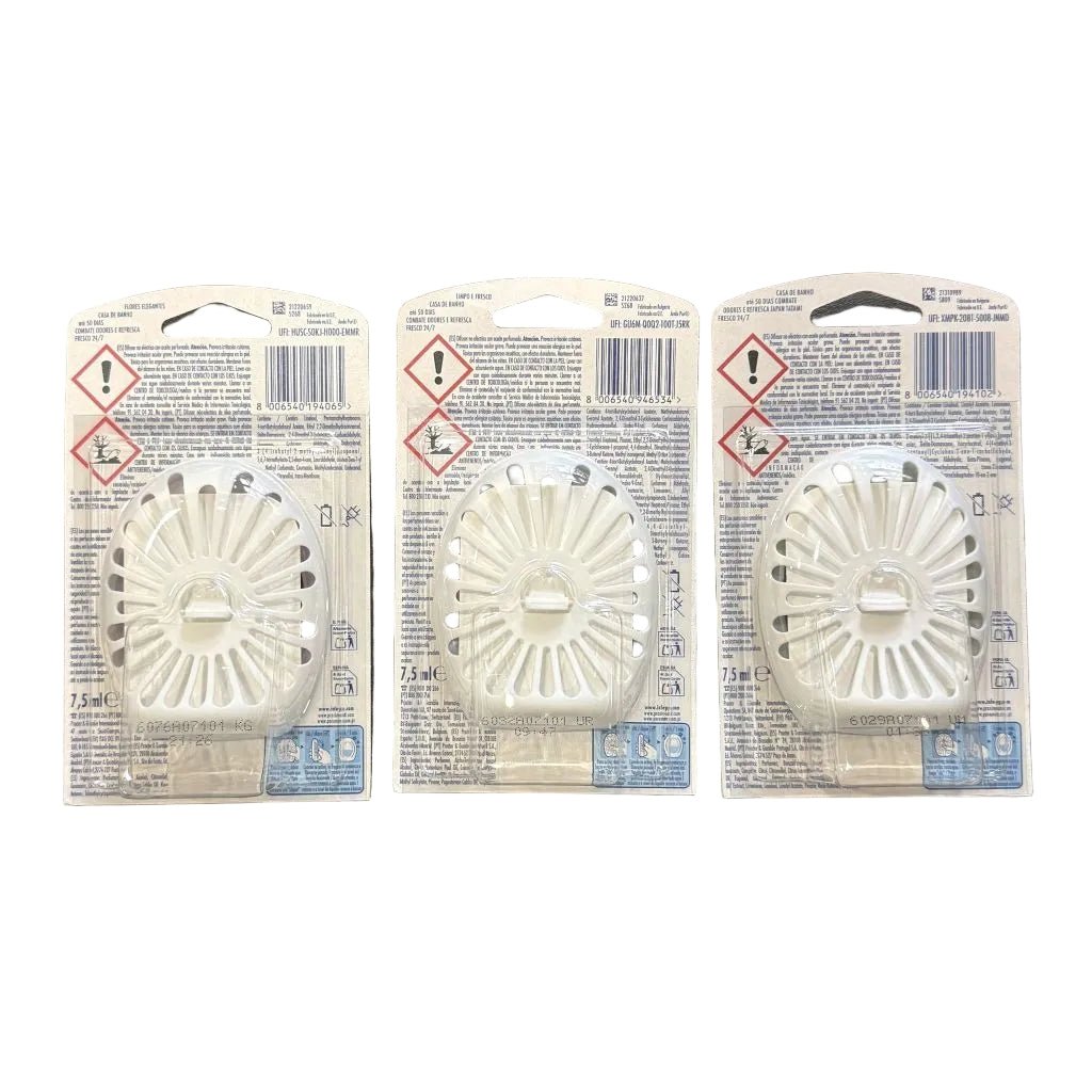 Ambi Pur 12PACK badkamer luchtverfrisser 7.5ml - Luchtverfrisser - PrijzenStorm.nl